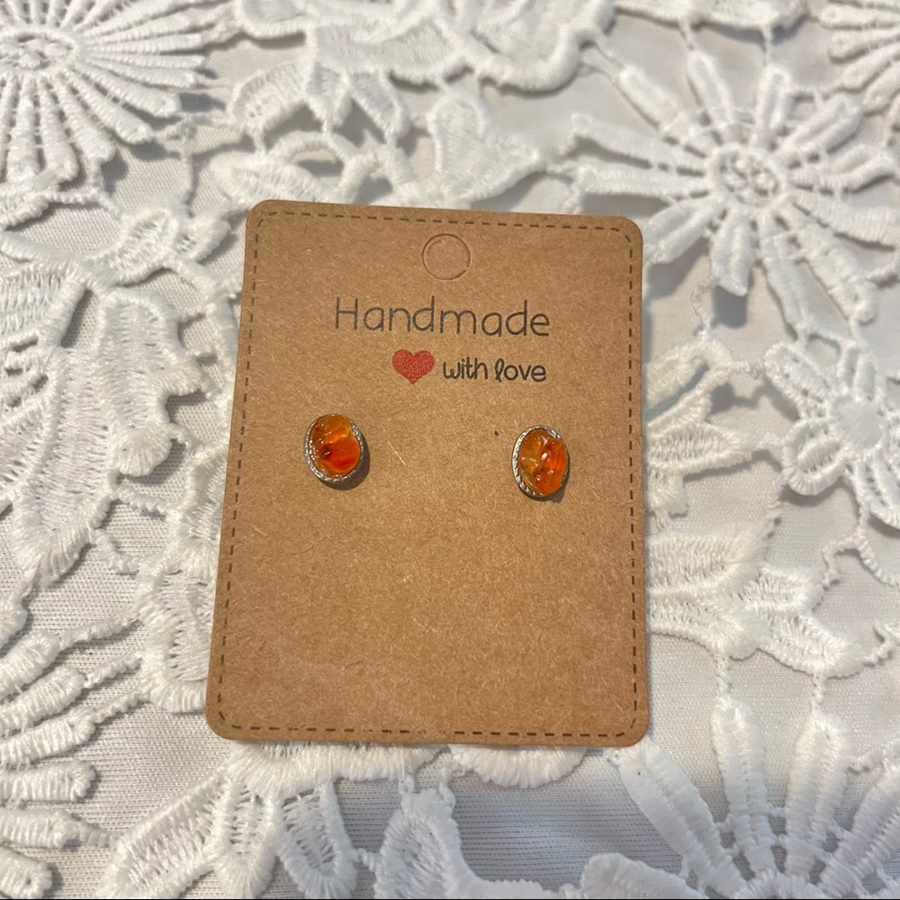 Carnelian earrings